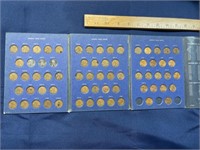 Lincoln cent coins Folder lot 1941-1963 not