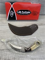 LOUIS MARTIN CUSTOM KNIVES KARAMBIT TACTICAL NEW