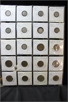 20 British Pence Pieces