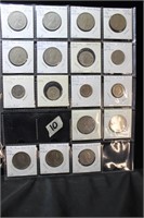17 British Pence Pieces