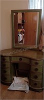 Artisan Finished Vanity w Mirror &  Chair