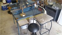 Bar Stool, Card Table, Lamp, Stand, Etc.