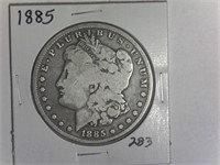 1885 Morgan Silver Dollar