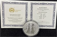 1 OZ Silver Bar- Germania Mint