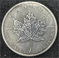1 Troy Ounce Fine Silver 5 Dollars Coin