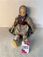 1949 Cloth Doll with Celluloid Face