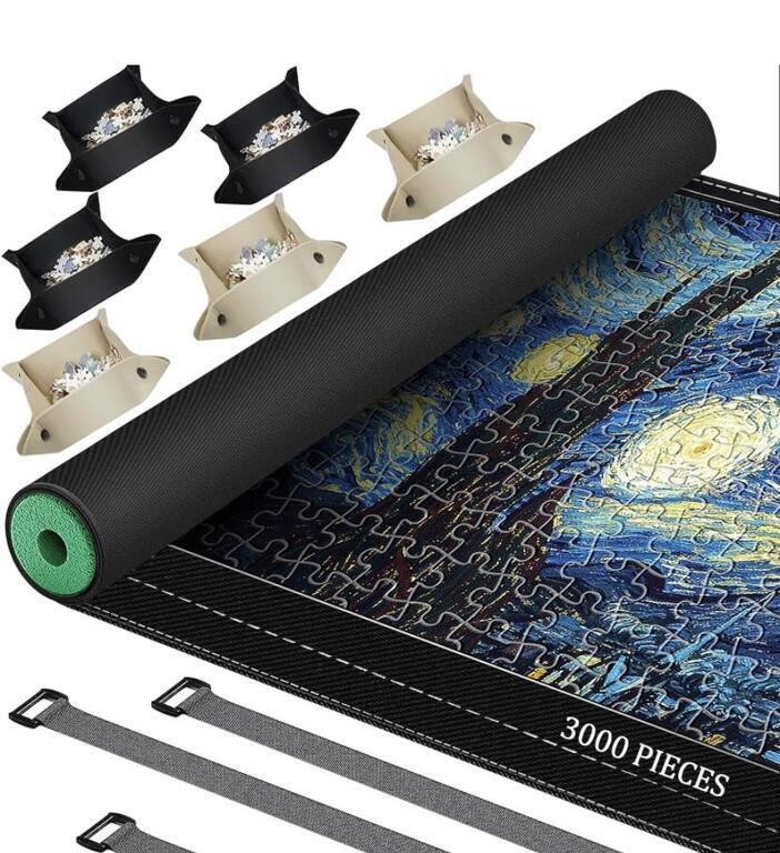 RUBBER JIGSAW PUZZLE MAT ROLL UP 3000 2000 1500