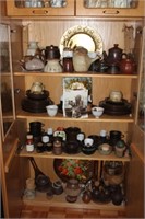 Contents of Cupboard including RUSKA Dishes &
