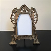 ARTS AND CRAFTS METAL PICTURE FRAME