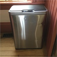 Lift Top Stainless Trash Can