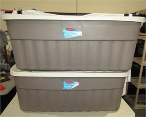 2-    50 Gal Storage Tubs