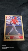 1987 John Morris St. Louis Cardinals card