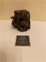 Small Elephant & Babies Sculpture