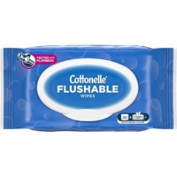 NEW - cottonelle flushable wipes. pack of 6 .K.