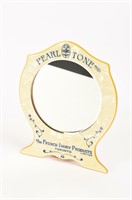 RARE PEARL TONE IVORIS REG'D FRENCH IVORY MIRROR