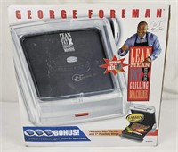 New George Foreman Lean Mean Grilling Machine