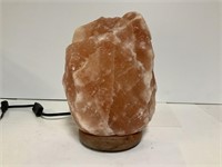 10.5in Salt Rock Lamp 8.5in wide