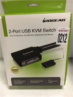 IOGEAR 2-PORT USB KVM SWITCH