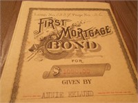 1918 1st Morgage Bond, Philips Co. Montana