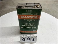 Allstate 10qt Motor Oil Can