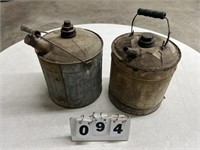 (2) Small Fuel Cans