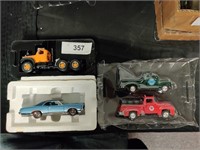 4 New diecast vehicles