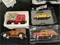 4 New diecast vehicles