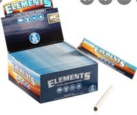 (SEALED) 25 PACKS SIZE 1 1/4 ELEMENTS ROLLING
