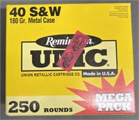 250 rnds Remington .40 S&W Ammo