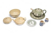 Lot: Wedgwood and Wedgwood Style Pieces (8).