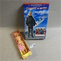 George Bush & Barbie Dolls in Boxes