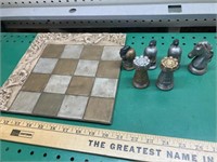 Ceramic Chess set with board, looks complete