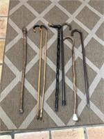 Group of Walking Canes