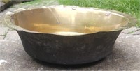 Awesome Antique Brass Bowl Handmade With Old