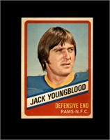 1976 Wonder Bread #14 Jack Youngblood VG to VG-EX+
