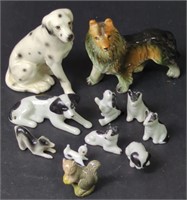 Japanese Ceramic Dog Figurines +1