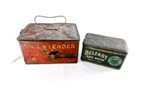 (2) Vintage Tobacco Tins Including Union Leader