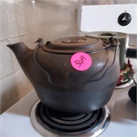 CAST IRON J&H TEA KETTLE