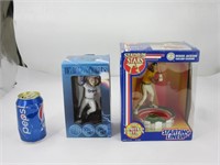 2 figurines vintages de Baseball