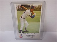 1982 COLUMBUS CLIPPERS DON MATTINGLY PRE ROOKIE