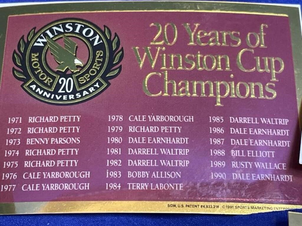 Winston Cup Champion Cards
