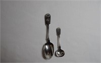 Antique 1800's British Sterling Silver Spoons