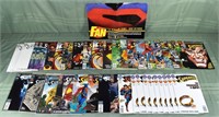 38 DC Superman comics and twice autographed poster