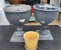 Group of flower pots