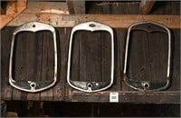 3 FORD MODEL A RADIATOR SHELLS