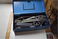 Metal Box w/ Spanner Wrenches & Flat Wrenches