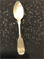 Coin silver tea spoon marked AB &co