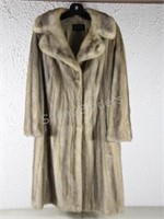 Sapphire Long Mink Coat - Stunning Single Pelts