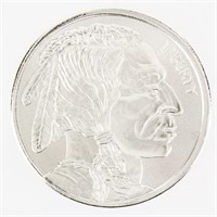 Coin Elemetal ‘Buffalo’ 1 Troy Oz Silver Round