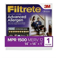 Filtrete 14x14x1 Air Filter, MPR 1500